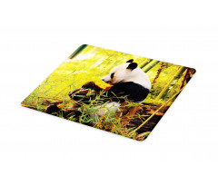 Panda Sitting in Forest Cutting Board