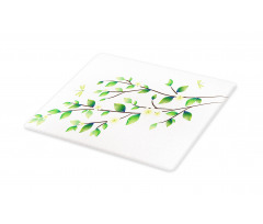 Flower and Dragonflies Cutting Board