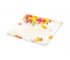 Maple Leaves Pastel Art Cutting Board