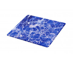 Cracked Marble Pattern Cutting Board