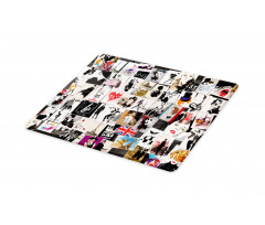 Collage Fashion Modern Cutting Board