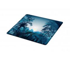 Tiger in Hazy Rainforest Cutting Board