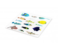 Marine Life Creatures Cutting Board