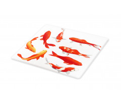 Koi Shoal Chinese Animal Cutting Board