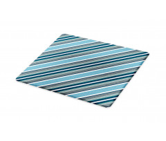 Grey and Blue Diagonal Cutting Board