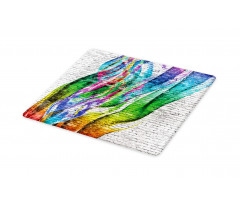 Colorful Retro Cutting Board