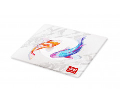 Watercolor Japanese Carps Cutting Board