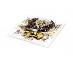 American Eagle on Skull Cutting Board