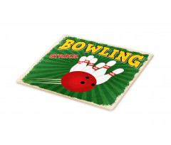 Bowling Strike Green Cutting Board