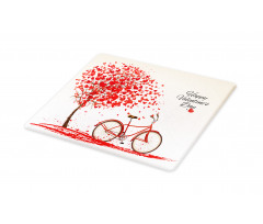 Heart Tree Bike Cutting Board