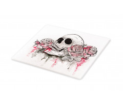 Skull Head Roses Cutting Board