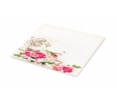 Flowers and Music Notes Cutting Board