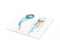 Jellyfish Exotic Sea Cutting Board