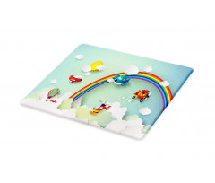 Rainbow Sunny Sky Baby Cutting Board