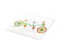 Tandem Bike Design Cutting Board