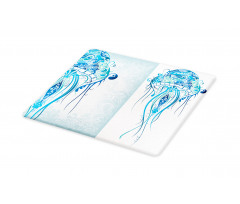 Ocean Jellyfish Paisley Cutting Board