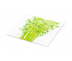 Bamboo Stems with Leaves Cutting Board