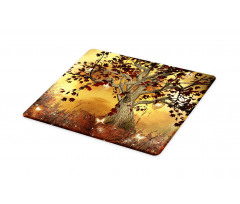 Tree Earthy Color Tones Cutting Board