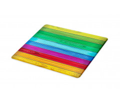 Colorful Wood Stripes Cutting Board