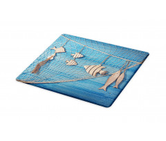 Wooden Fish Shell on Net Cutting Board