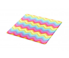 Colorful Vivid Chevron Cutting Board