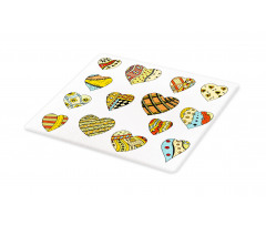 Heart Shapes Pattern Cutting Board