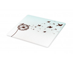 Dandelion Doves Bloom Cutting Board