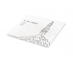 Dream Space Lover Words Cutting Board