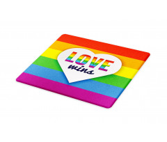 LGBT Pride Love Wins Cutting Board