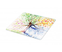 4 Seasons Colorful Cutting Board