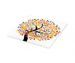 Spring Season Tree Leaves Cutting Board