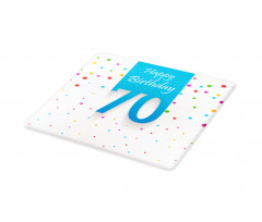 Dots Happy Birthday Cutting Board