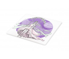 Party Dress Bride Cutting Board