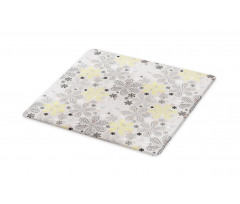 Style Yellow Flower Cutting Board