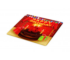 Birthday Party Cake Cutting Board