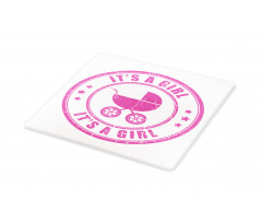 Grunge It's a Girl Cutting Board