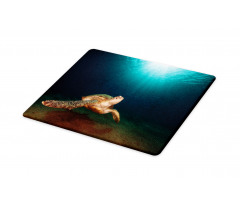 Green Turtle Sunbeam Cutting Board