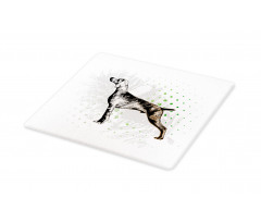 Dog Sketch Art Cutting Board