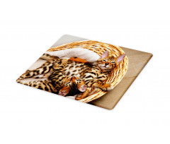 Bengal Cats in Basket Cutting Board