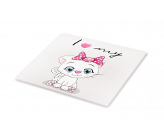 Cartoon Cat Pet Cutting Board