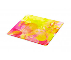 Spring Yard Watercolors Cutting Board