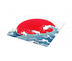 Red Sun Tsunami Cutting Board