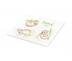 Babies Palm Leaves Cutting Board