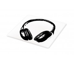 Grunge Headphones Fun Cutting Board