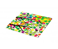 Happy Birds Colorful Tree Cutting Board