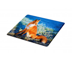 Serene Cold Autumn Field Cutting Board