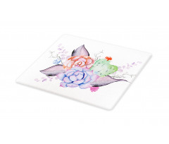 Romantic Summer Blossoms Cutting Board