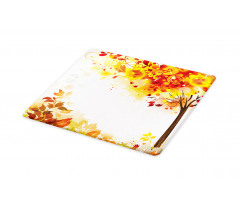 Abstract Fall Season Tree Cutting Board