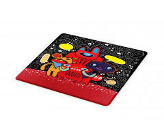 Monster Funny Characters Cutting Board