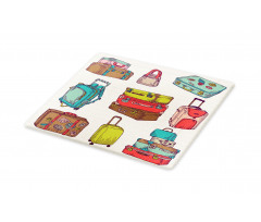 Colorful Suitcases Cutting Board